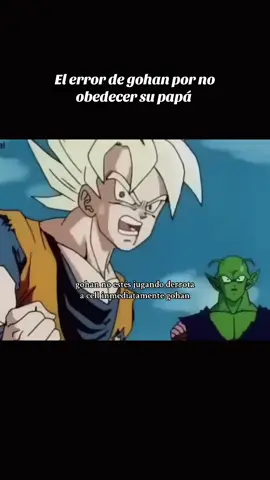 #gohan #goku#muere #dragonballz #cell #goku permiso para llorar 😭💔