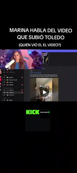 MARINA HABLA DEL VIDEO QUE SUBIÓ TOLEDO #clips #kkick ##toledo #caradecristian #marinagold #teamgatchurras🐱💗 #novios #teampirras #sandraskins #marinagoldvideos #milenkanolasco🎀 #kick #diealis #novios #celos #fyp 