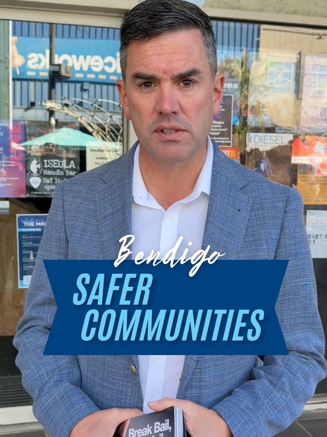 Hargreaves St in Bendigo tells a story playing out across Victoria. Once a bustling shopping strip, it’s now lined with ‘Closed’ signs and shuttered shops - no doubt because of the soaring cost of trading and rising retail crime under Labor. The Liberals & Nationals will get businesses trading again by rebuilding our economy and restoring law and order. Our Break Bail, Face Jail reforms will toughen our bail laws, crack down on repeat offenders, and stop crime before it starts so that our communities can be safe and our businesses can open.