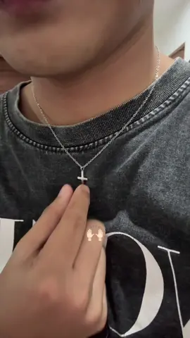 cross necklace baby!#necklace#fyp#foryoupage #crosspendant #crossnecklace #fyp #foryoupage #necklace 