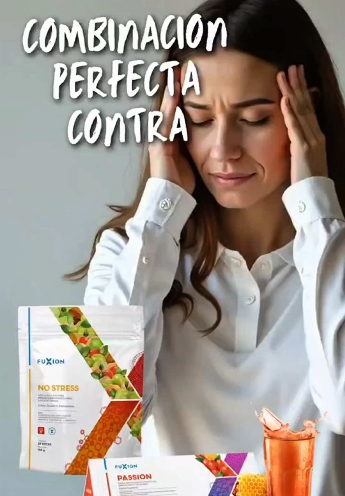 ✨ Combinación perfecta contra la migraña ✨ Cuando el estrés y la tensión atacan, tu cuerpo lo siente… y tu cabeza también. 🌿 No Stress: relaja, ayuda a disminuir la tensión muscular y mejora la calidad del descanso. ❤️ Passion: mejora la circulación, aporta energía y favorece el equilibrio hormonal. Juntos, trabajan para ayudarte a reducir esos molestos dolores de cabeza, recuperar tu energía y sentirte más ligera, relajada y enfocada. 💡 Tu bienestar empieza desde adentro… ¡y esta combinación es un gran paso! Compra con envío a +31 países aquí! ⤵️ 💻 https://ifuxion.com/DamarisSolorzano #ventastiktok #migraña #noestress #tiktokventas 
