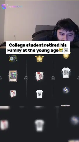 college student retired his family at this young age #kickstreaming 