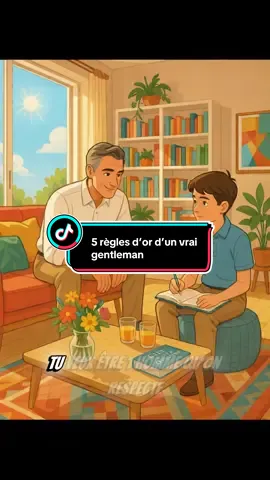 5 règles d’or pour devenir un vrai gentleman…..leçon de papa  #gentleman #parents #education #famille #foryou 