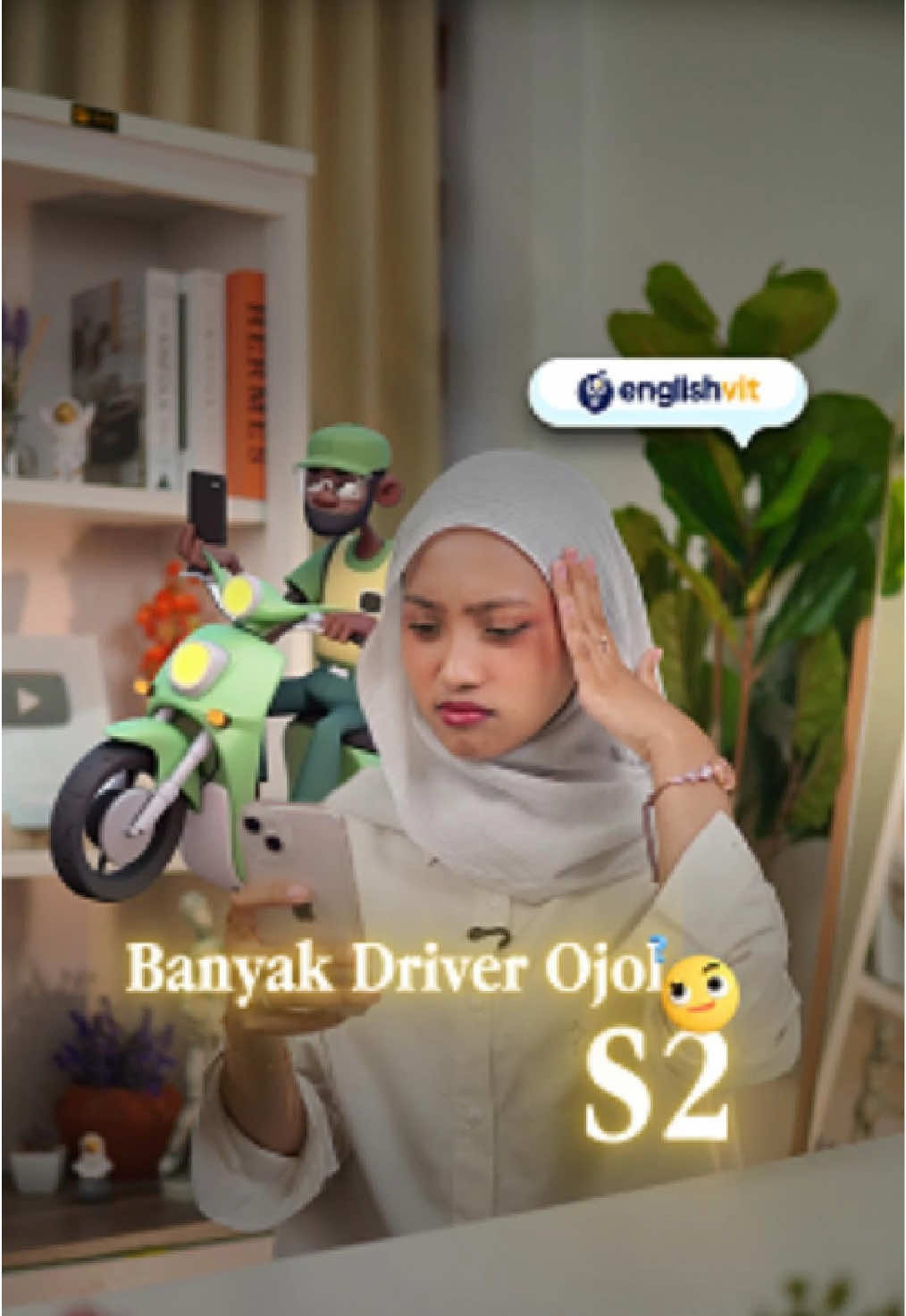 Udah 5x naik ojol tapi selalu ketemu sama driver lulusan S2?  #driver #gojek #s2 #cumlaude #english 