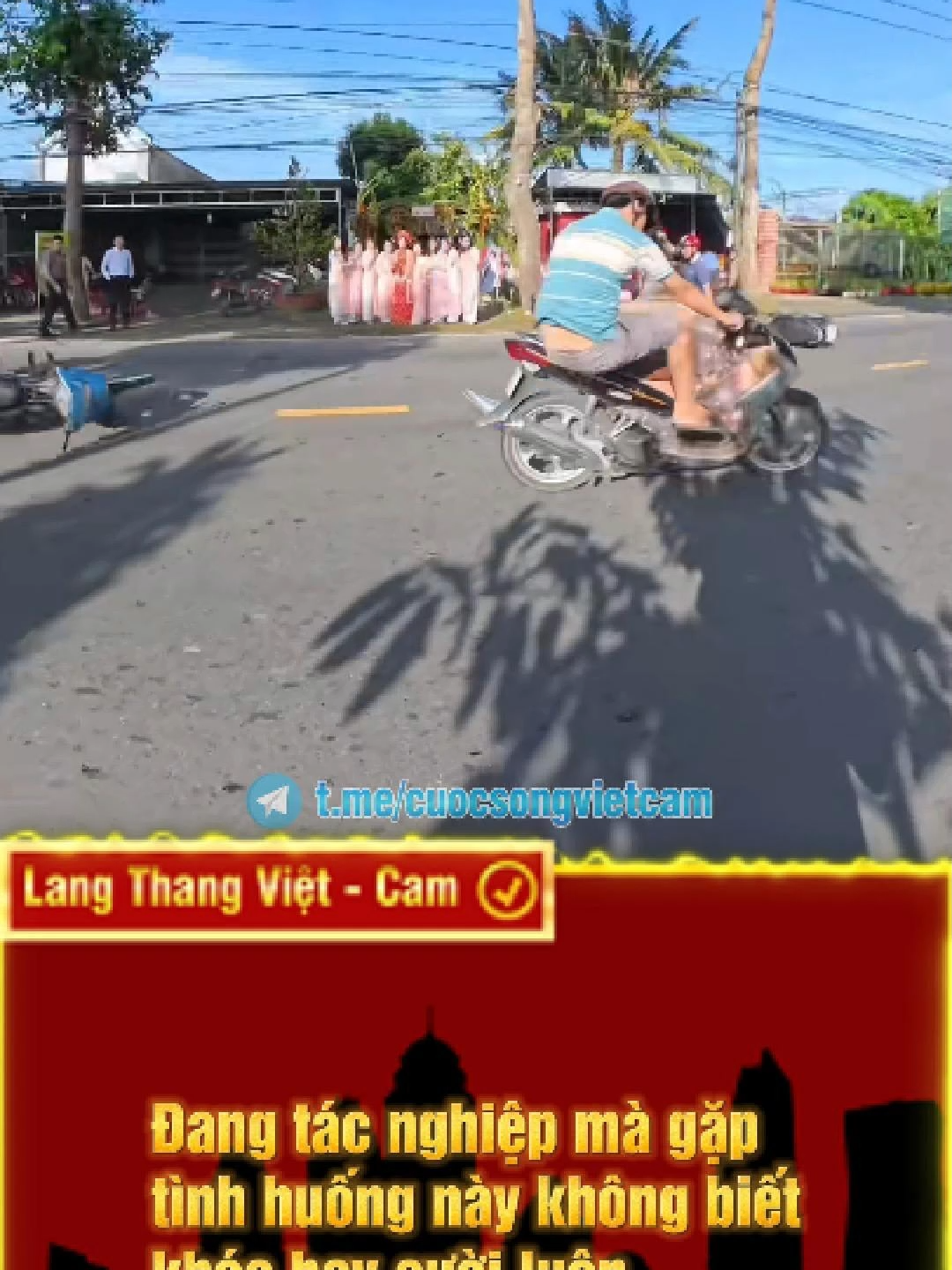 Đang tác nghiệp mà gặp tình huống này không biết khóc hay cười luôn #tintuc24h #viraltiktok #xuhuong #phapluat #langthangvietcam #newsupdate #campuchia #news