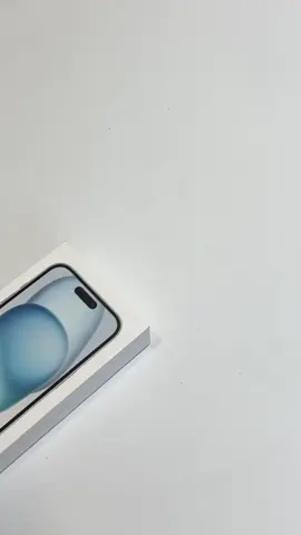 iPhone 15 blue 🩵 #iphone #iphone15 #iphone15blue #unboxing #fyp 