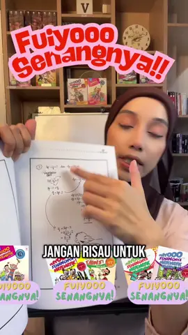 Matematik jadi mudah dengan Fuiyooo Genius! ✏️. Lengkap dengan nota ringkas,contoh jalan kerja langlah demi langkah,dan soalan latihan untuk bantu pelajar lebih faham & skor! 🔢✨ #karangkraf #matematiksenang #fuiyooosenangnyamatematik #livehighlights #tiktoklive 