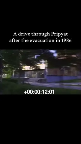 A drive through Pripyat after the evacuation only soldiers left in the city #history #fyp #chernobyl #pripyat #disasters #radiation #liquidation 