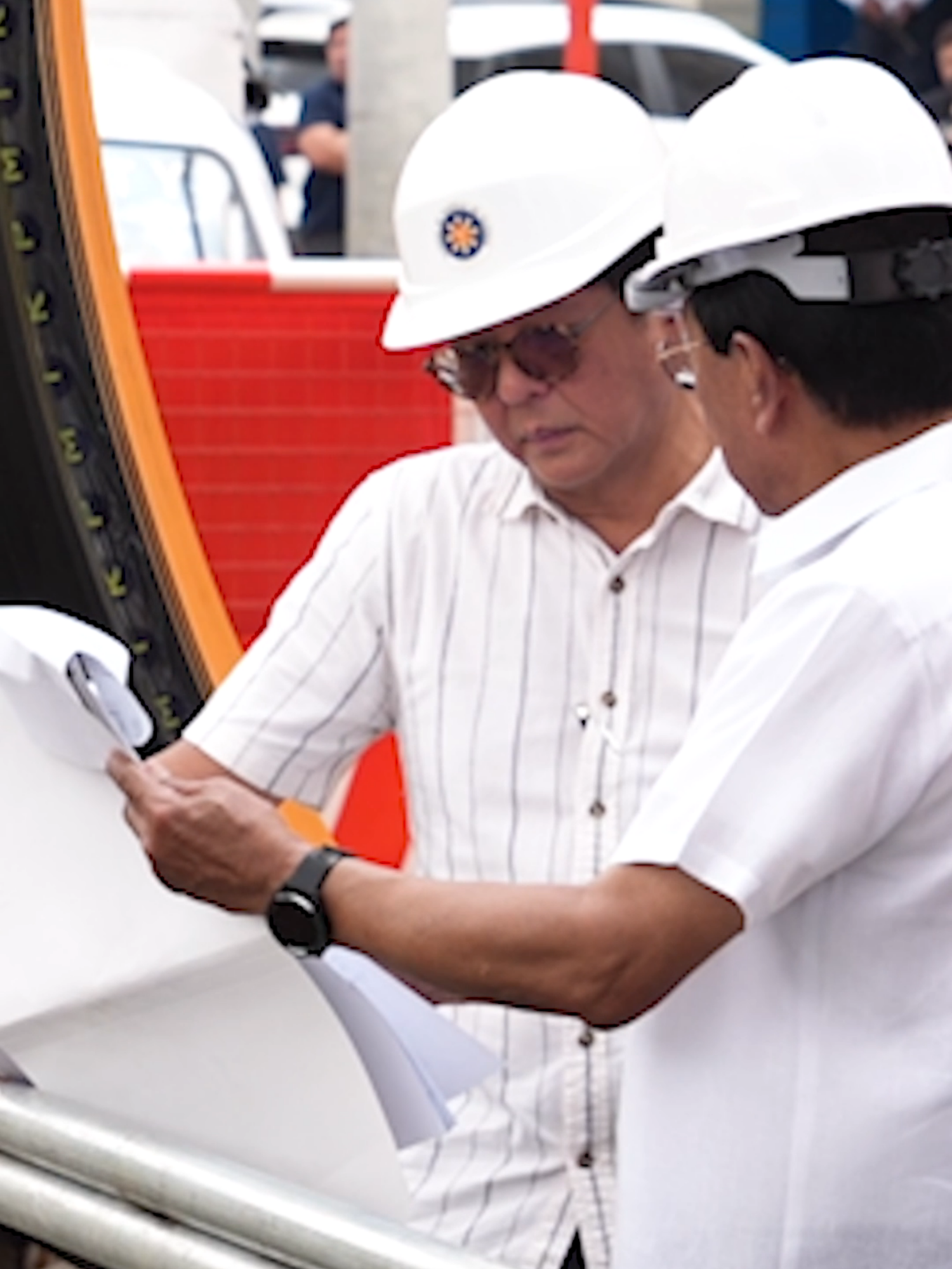 President Ferdinand R. Marcos Jr. personally inspects the ongoing installation of culvert pipes along Sumulong Highway in Marikina City on August 11, 2025. #pbbm #rtvm #tiktokphilippines