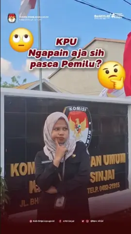 #temanpemilih  KPU Kabupaten Sinjai ngapain aja sih pasca Pemilu dan Pemilihan? Yuk cek video berikut. #kpumelayani 