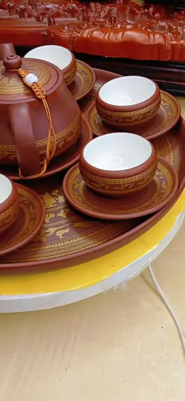 Bộ ấm trống đồng thiên nga dung tích 300ml gốm tử sa nghệ nhân vương mạnh tuấn#xuhuong #amchenbattrang #dolien #lien8899 #amchendepnhattet2026 #trốngđồng #vươngmạnhtuấn