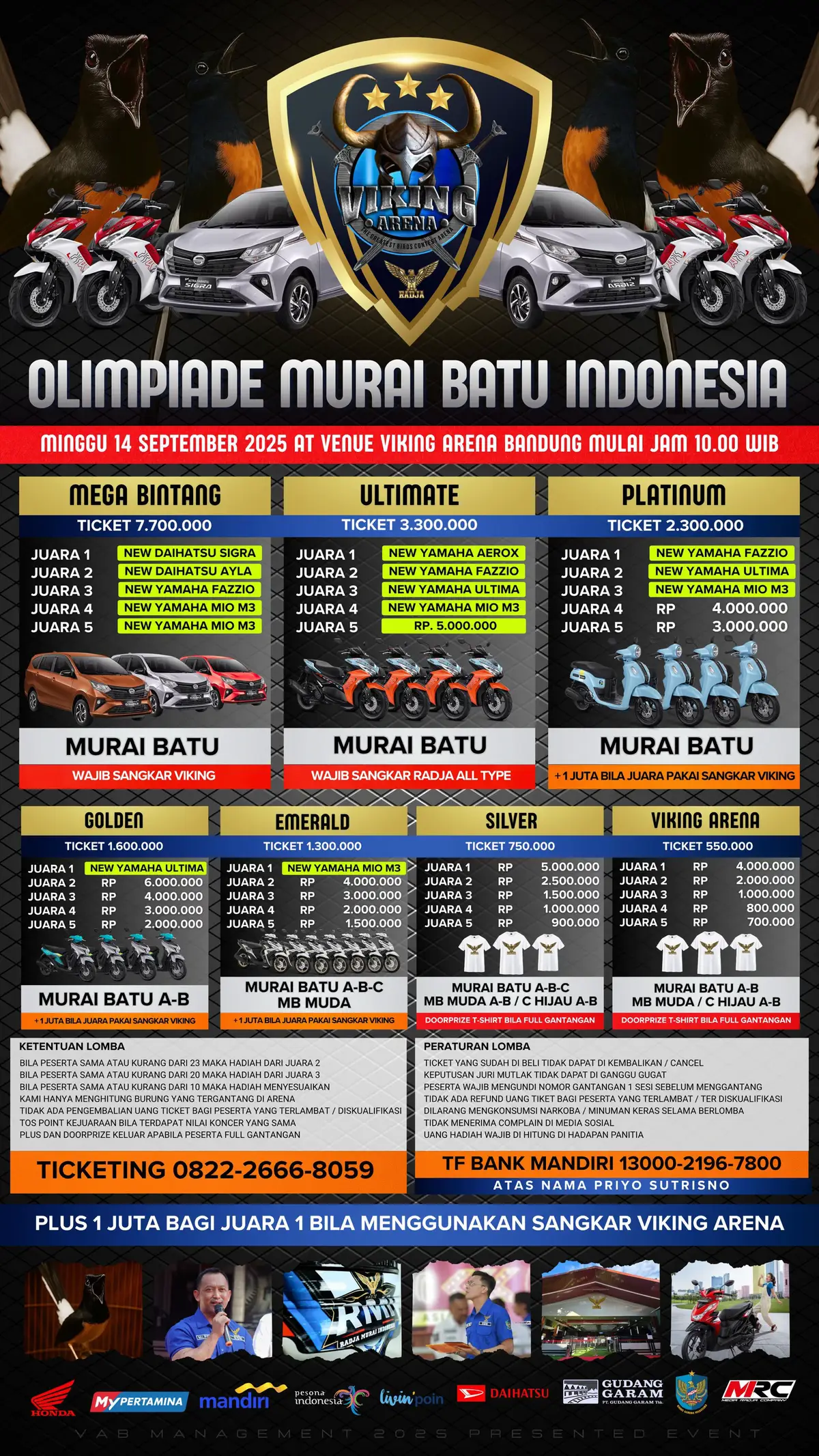 Welcome to event Radja Company yg tiada duanya di bulan september 2025