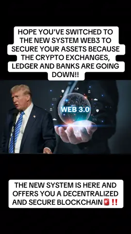 Centralized banks, exchanges & platforms tied to the Fed system are collapsing. The new era is here: Web 3.0 – Decentralized | Secure | Private 🔒🪩 Click the link in bio for guidance. #futureoffinance #defi #trump #fyp #cryptocurrency #web3 #crypto #banking #metaverse #bank #nft #xrp #ripple #defi #metaverse #nft #investing #cryptok #hodl #buythedip #blockchain #usa #uk #canada #decentralized #isocoins #iso20022 #ripple #today 