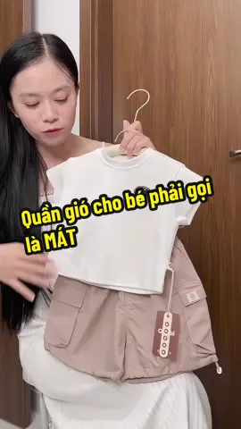Quần gió cho bé mát nè mấy bà #mehongnhung #hongnhung #obebi #quangiochobe 