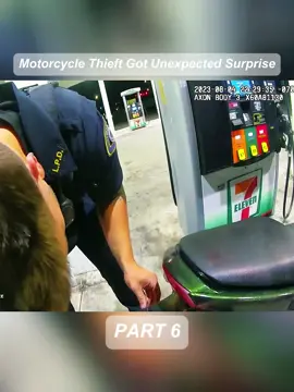 Motorcycle Thieft Got Unexpected Surprise - PART 6 #usa #fyp #cops #police 
