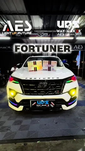 FORTUNER UPGRADE  * BILED UPS RX 800 * DEMON RGB * ALIS RGB * FOGLAMP UF-2 @bullaes @ups.waymaker  YOBEL AUTOLIGHT jl.moch toha no.153 kec regol BANDUNG WA : 08996330095 #teambullaes #aes#yobelautolight #bandung#xri  