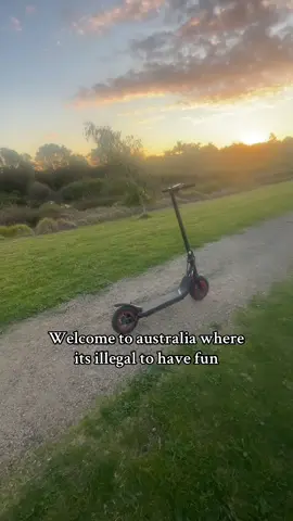 Welcome to australia where its illegal to have fun#relatable#escooter#blowthisup#tiktok#fypviralシ 