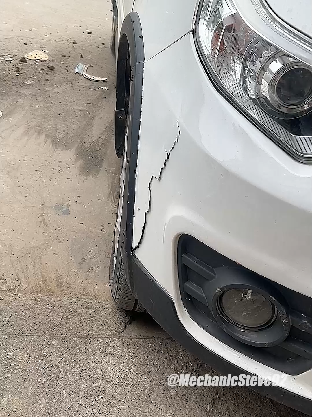 Front Car Bumper Restoration