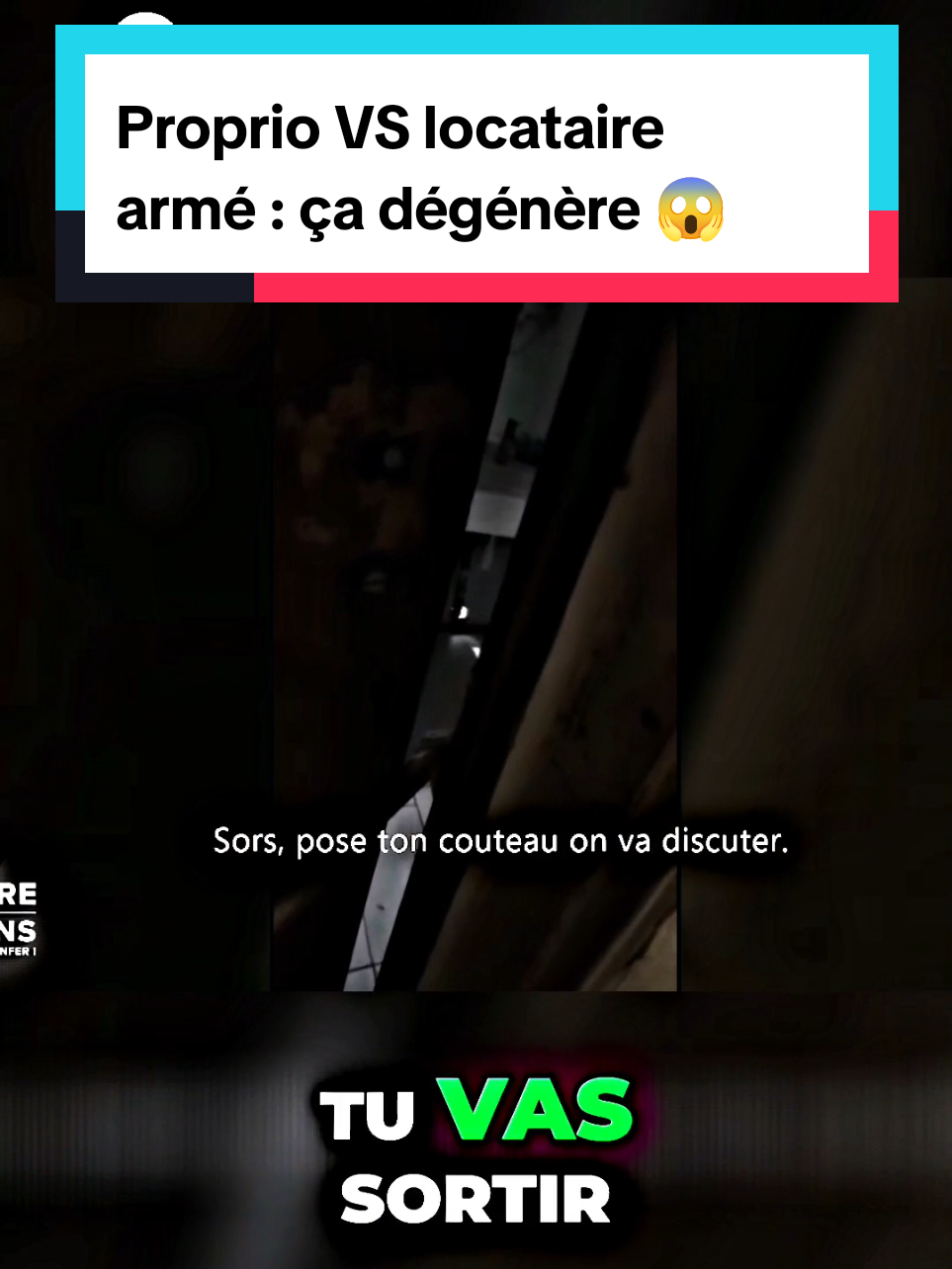 Proprio VS locataire armé : ça dégénère! 😱 #squatteur #Viral #exclusif #viral_videos 