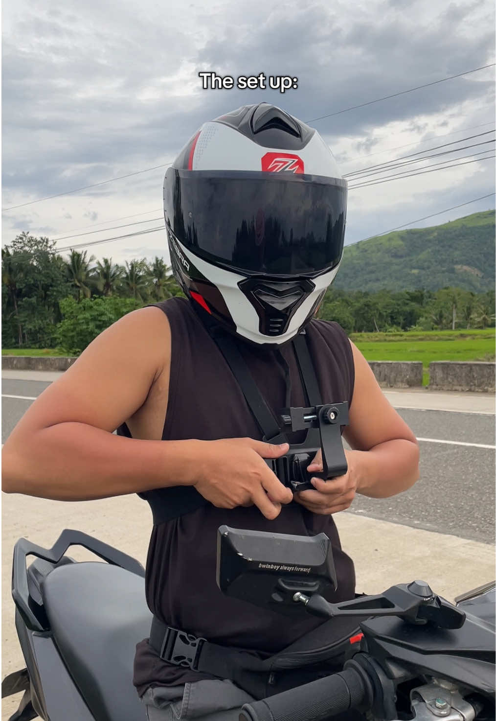 Ganda ng result🥹😍#phoneholder #chestphoneholder #fyp #motorcyclelife 