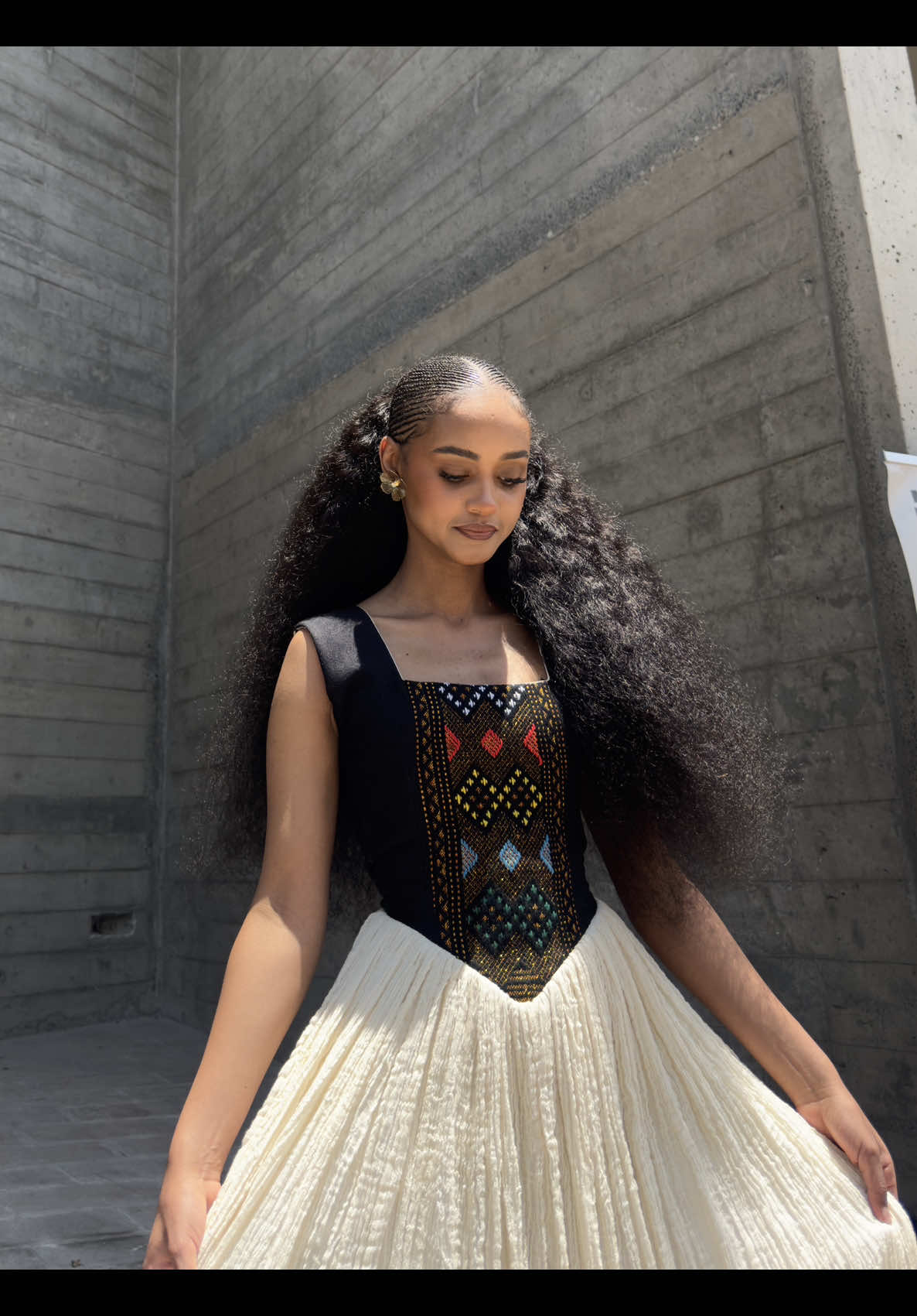 Ashenda, Shadey, Solel… loading! 💃✨ Get your dress ready — it’s almost here 💕 Model: @Lidia Wondosen  Hair: @Sadula Hair  . . . . . . . . #habesha #ashenda #habeshakemis 