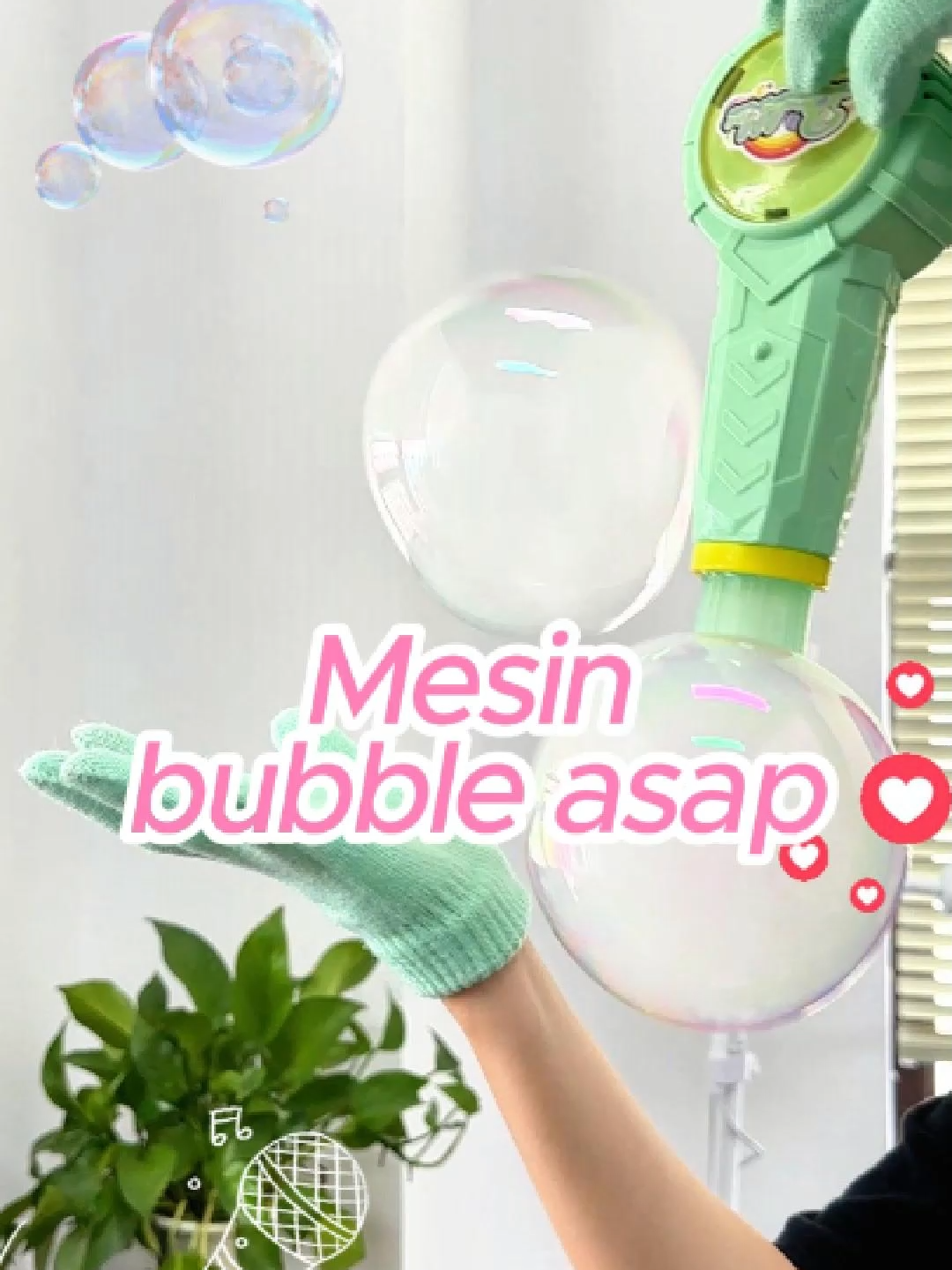 💗Wow, since using this bubble machine, my husband has been playing with my children.#bubbles #bubblemachine #smokebubble #kidtoys #childhood #tiktokshop #foryoupage #smokybubblemachine #MesinPembuatGelembung