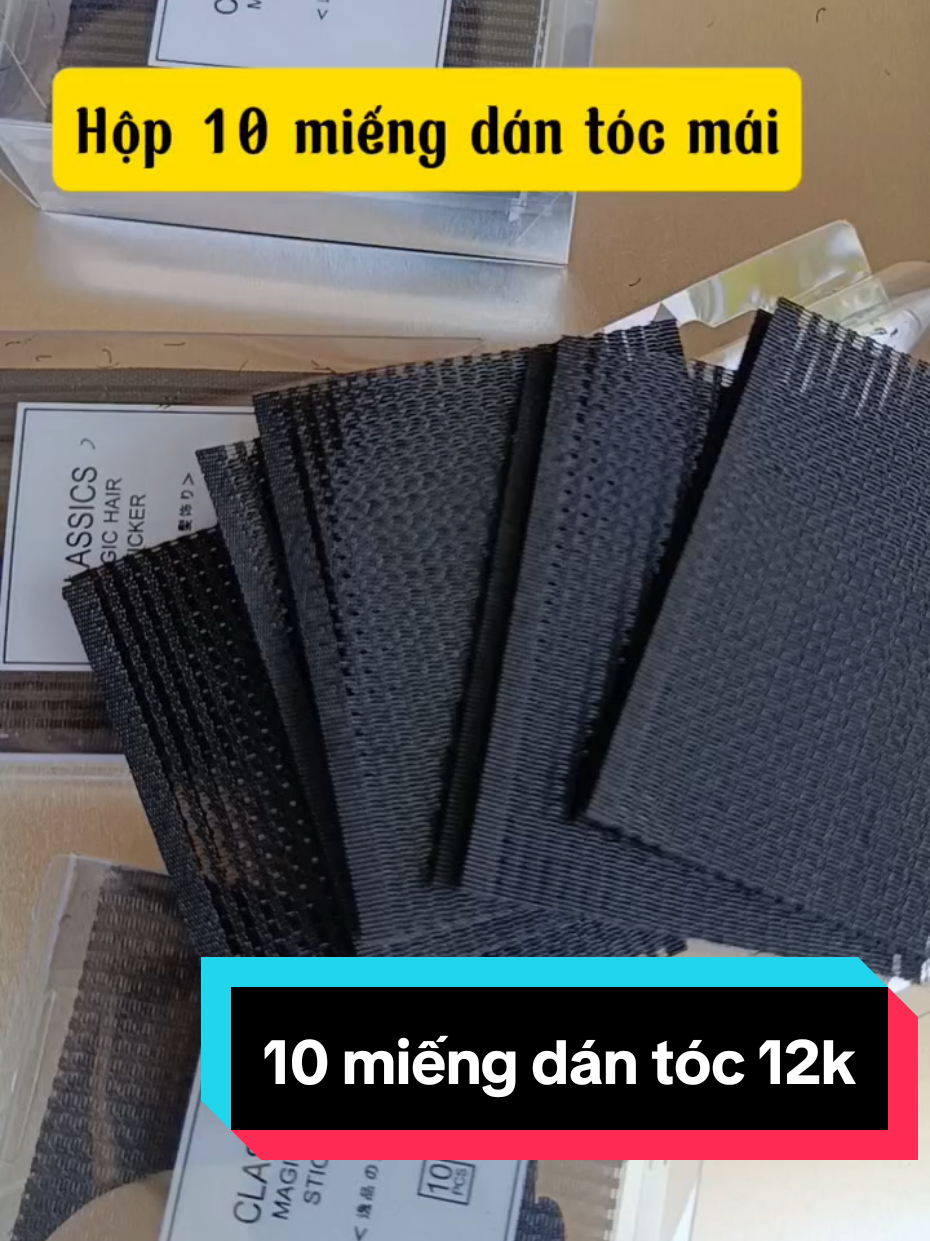 dán tóc 12k đc 10 miếng #keptocredep  #xuhuong  #miengdantoc 