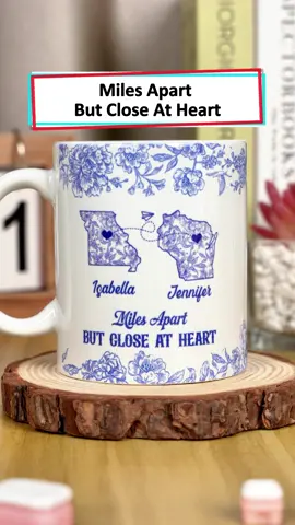 Just a custom mug, but to me it’s a little piece of my best friend every morning! 👯 #wanderprints #personalized #gifts #giftforbestie #longdistance