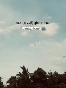 কবে যে ভাই ব্রাদার নিয়ে একটা টুর দেব..?🫂#fyp #foryou #foryoupage 