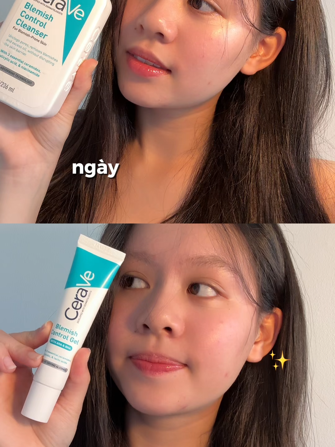 1 ngày 2 bước dưỡng da cho 3 ngày hết mụn. Nhờ Blemish Control đó nha. #CeraVe #CeraVeVietNam #OutTrinhLamSach #SachAmChuanChuyenGia #DepDaChieu