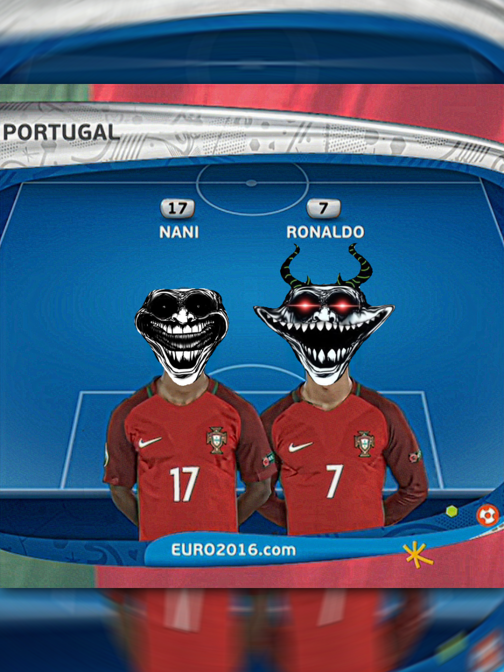 duo yang paling ditakuti di euro 2016☠️🤫 #ronaldo #nani #portugal #football #fyp #masukberanda #presetalightmotion 