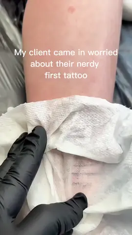 “You need to nerd out…” 🎮 Yes, I’m a Pokémon trainer for life.  This Leaf Green cartridge isn’t just ink—it’s a childhood, their adventures, their legendary captures… forever on their skin.  From Pallet Town to the Pokémon League, this tattoo is their badge of honor. Pleasure to assist in bringing it to life #You#YouNeedToNerdOutk#PokemonTattooa#LeafGreenn#NintendoTattoom#GameBoyAdvancem#GamingTattoot#TattooReveald#VideoGameTattoom#GamerInkt#RetroGamingk#PokemonTrainerP#FYPr#Virals#NostalgiaTattoos#90sKid0#2000sGamingkStory