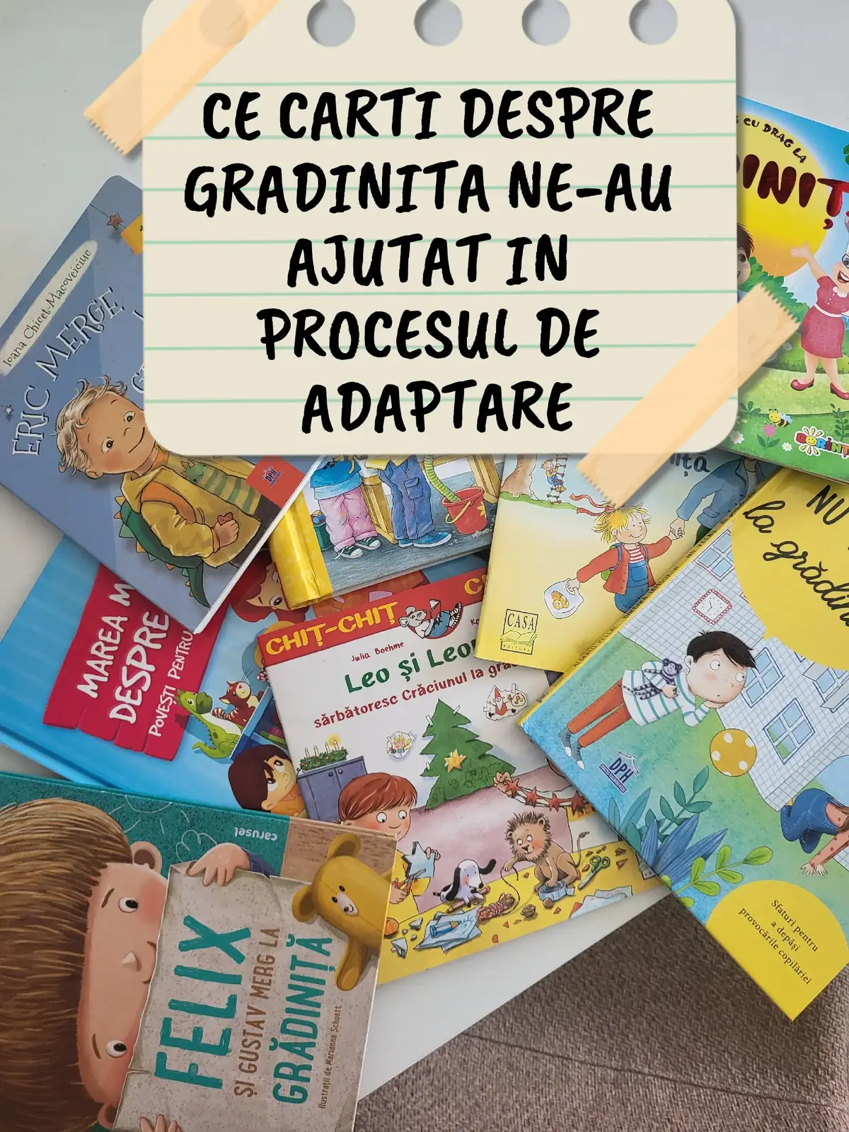 Adaptarea la cresa/gradinita e un subiect..delicat pentru multe din noi. Am facut liste intregi cu intrebari despre adaptare, mancare, somn, activitati etc. Parte din pregatire au fost si aceste carticele. nu le am citit pe toate, doar cateva i-au ramas in suflet si le cere constant. Le-am citit si rascitit si explicat, i am zis ca mereu vine mami/tati/buni dupa ea. Primele zile au fost horror, o lasam doar pana la 12, plangea rau de tot cand ne vedea, plangeam si eu cu ea, stateam non stop pe camerele video sa vad ce face, era plansa in toate pozele.. Dupa cateva zile am lasat-o si la somn si usor usor, dupa alte cateva sapt s a acomodat, intreaba de copilasii de acolo, fac activitati pe care eu acasa nu as fi stiut sau n as fi avut timpul si rabdarea necesara sa le fac. La voi cum a fost experienta asta? Desi stiu ca in teorie e bine sa stea cu noi pana pe la 3.ani, realitatea este ca nu toti parintii au ajutor de la.bunici sau bani de bona astfel incat sa mai si piata face ceva pe langa (munca, mancare etc). Sincera sa fiu a fost ca o gura de aer proaspata, timp pt mine singura sa ma reincarc.  . . #gradinita #cresa #gradinitaprivata #gradinitabucuresti #cresaprivata #cresabucuresti #adaptaregradinita #cartidespregradinita #emasieric #printesaurbanacarti #carti #carticopii #carte #cartecopii #citimîmpreună #citim #citimimpreuna #citimcuceimici #carticopii #books #BookTok #book #reading #romania #fyp #foryourepage #foryou #bookrecommendations #recomandari #recomandarilemele #recomandaricarti #recomandari🔥 