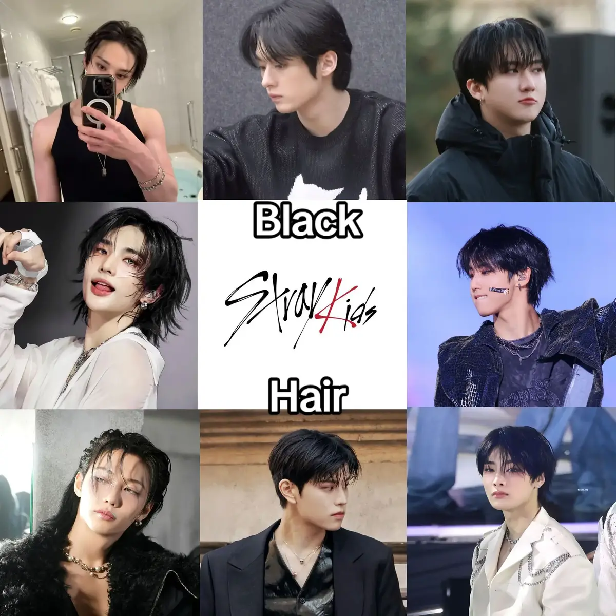 #straykids #bangchan #leeknow #changbin #hyunjin #han #felix #seungmin #jeongin #stay #kpop #hair #style @Stray Kids 