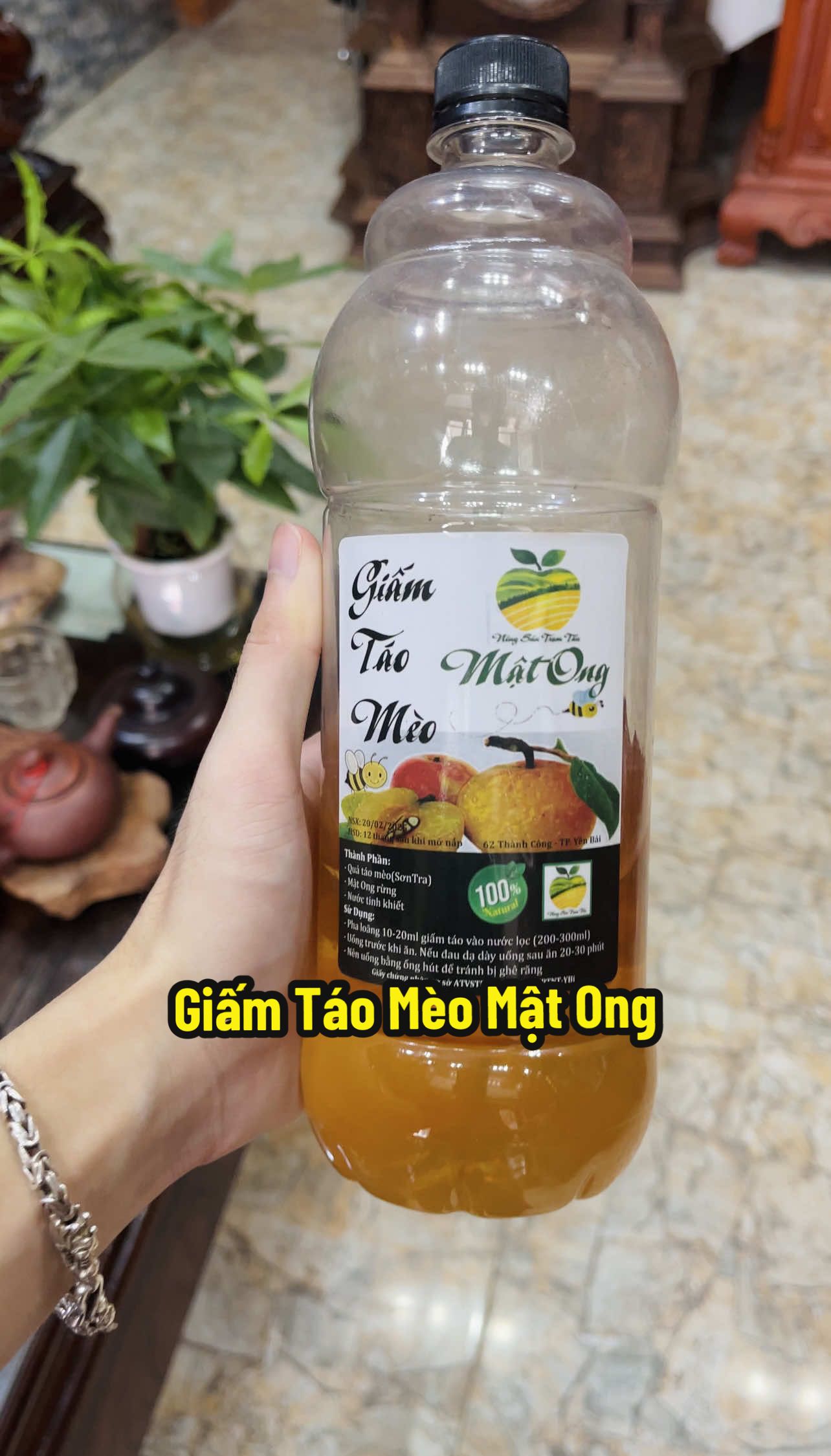 Giấm táo mèo kết hợp với mật ong, một bài thuốc dân gian không phải ai cũng biết #duckennyreview #giamtao #giamtaomeo #giamtaomeomatong #giamtaomeonongsantramtau #nongsantramtau #giamtaohuuco 
