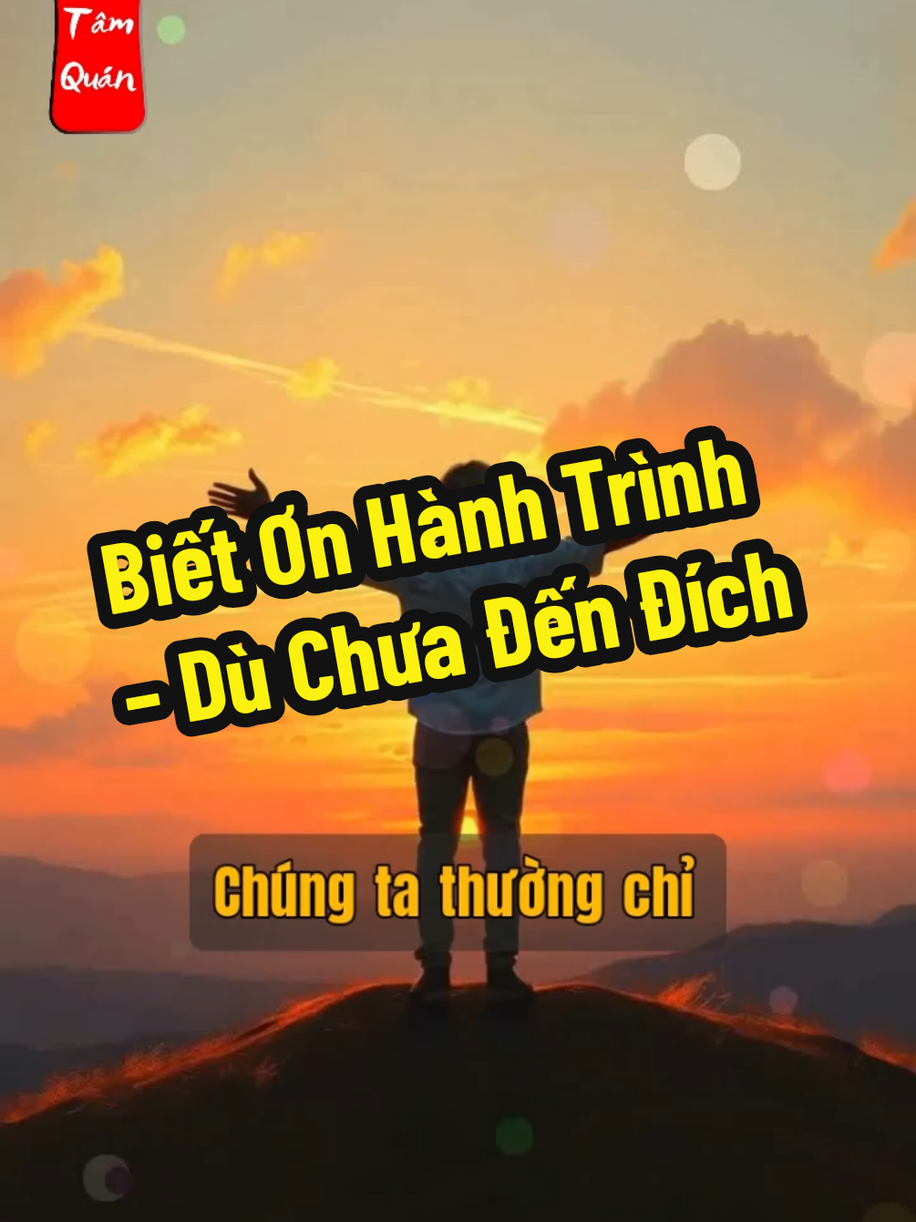 Biết ơn không đợi đến khi thành công. Hành trình bạn đang đi, dù khó khăn, cũng là món quà vô giá.  #LucTamQuan  #BietOnMoiNgay  #SongCoYThuc  #TinhThucMoiNgay  #ChuaLanhNoiTam