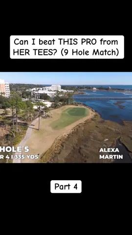 Can I beat THIS PRO from HER TEES? (9 Hole Match)