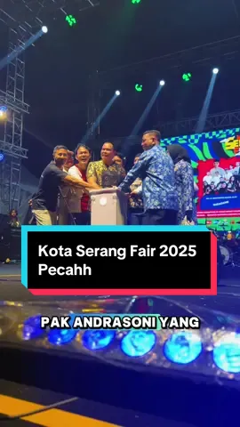 Kota Serang Fair 2025 telah berakhir, terimakasih banyak bagi semua yg terlibat mendukung acara ini, banyak masyarakat yang antusias dengan acara ini sehingga jumlah kunjungan melonjak dan diiringi pendapatan UMKM yang meningkat. Lebih dari 300 orang yang bekerja dalam event ini. Perputaran ekonomi yang luar biasa terjadi dalam 5 hari pagelaran Kota Serang Fair 2025. #wahyunurjamil #kotaserangfair #kotaserangfair2025 