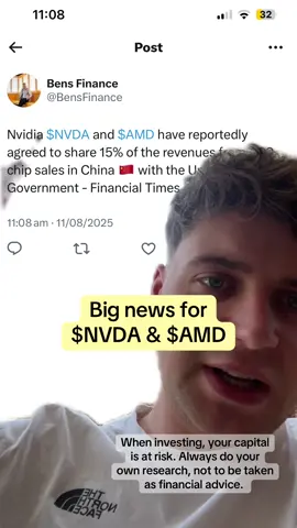 Big news for $NVDA & $AMD #investing #stocks #fyp 