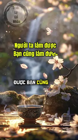 Người ta làm đc bạn cũng làm được #trí_tuệ_người_xưa #Triết_lý_cổ_nhân #tư_duy_thành_công 