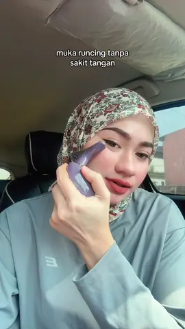 urut muka sambil rileks, tak payah lenguh tangan..tekan je, siap! #guasha #guashafacial #guashatool 