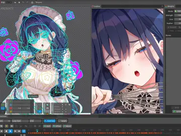 Kroniiii~~~💙💙 #spine2d #ourokronii #hololive #kronii 