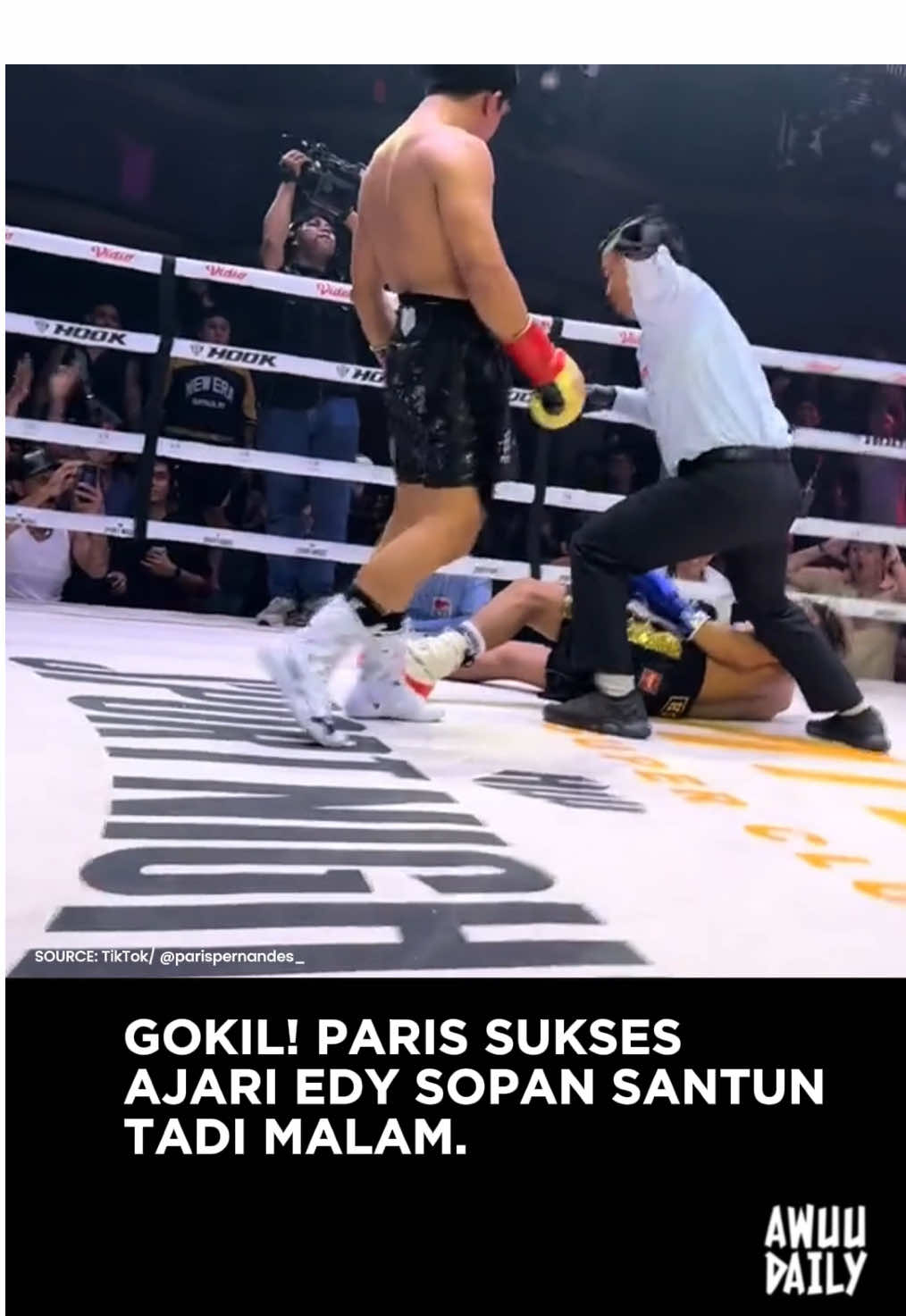 wkwkwkw malu tuh dikasih paham 🫢😁 #parisfernandes #edy #boxing #viral #tinju 