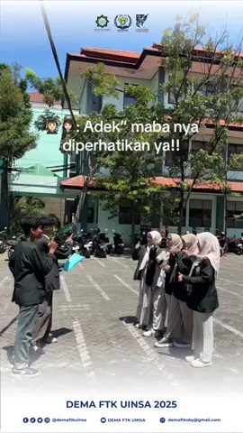 Yang penting merhatiin adek-adek maba kan??🤭🤭 DEMA FTK UINSA 2025 Kementerian Advokasi dan Kesejahteraan Mahasiswa _____________________ Tiktok: @demaftk.uinsa Twitter: @demaftkuinsa YouTube: DEMA FTK UINSA #demaftkuinsa #uinsasurabaya #banggaefteka #eftekaistimewa #eftekaluarbiasa #banggauinsa #PBAKUINSA #pbakftkuinsa2025 