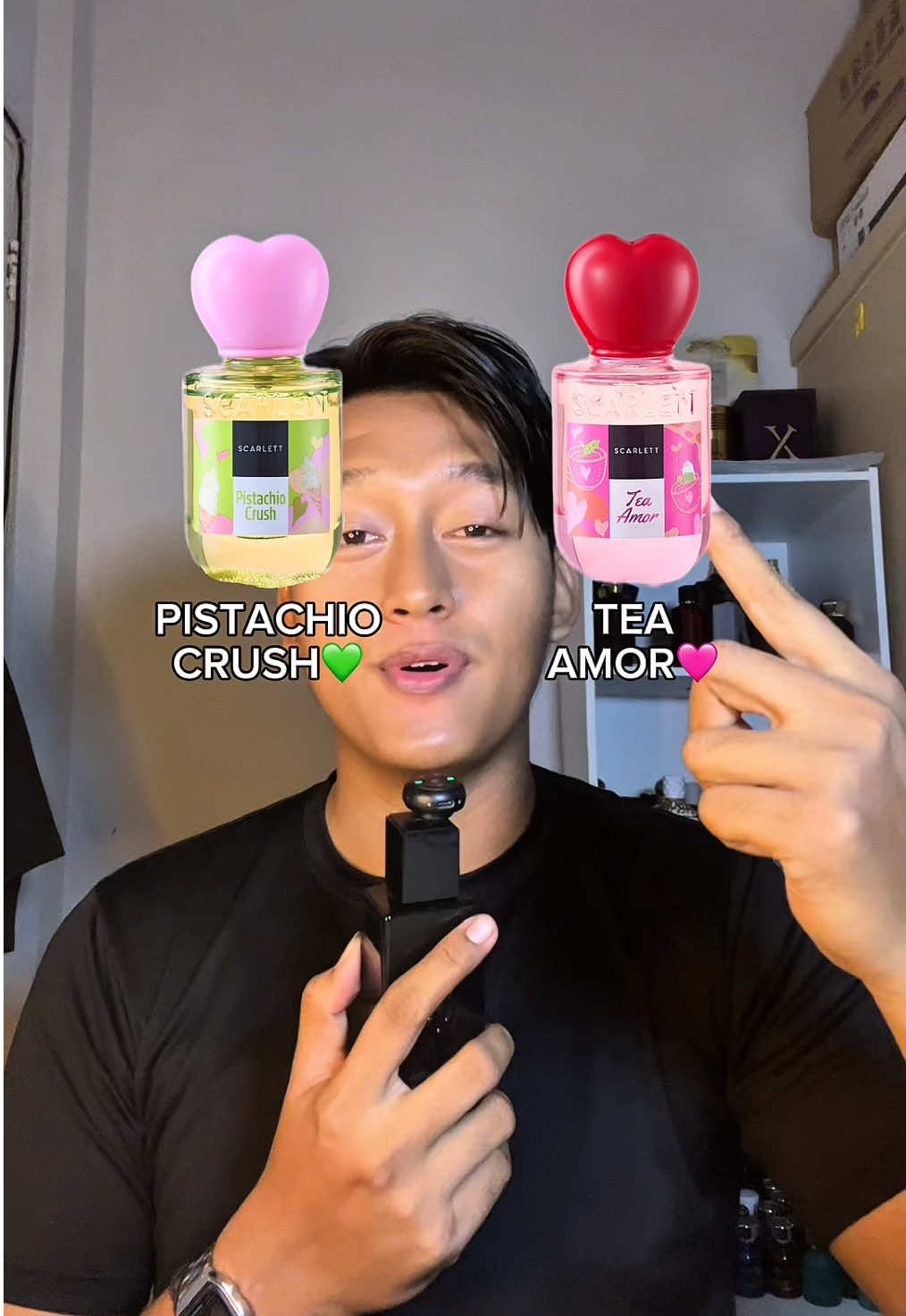 Scarlett Pistachio Crush & Tea Amor💯 #parfum #rekomendasiparfum #parfumtiktok #parfumlokal #parfumscarlett 