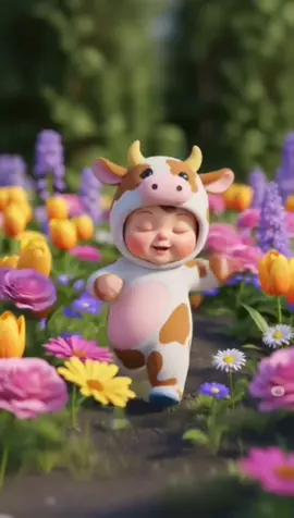 Lindo Hermosa Vaca bailando La Vaca lola 🐮 #infantil #parati #shorts #tiktok #bebe #hermosa 