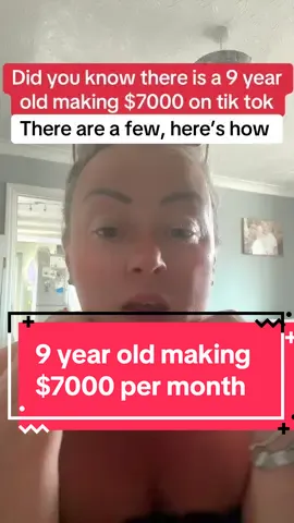 Did you know there is a 9 year old making 7k per month on TikTok….. there are a few actually… here’s how! #passiveincome #sidehustleideas #childsavings #subscription 