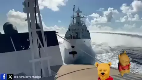 A confrontation near Scarborough Shoal on August 11 saw a Chinese Navy warship, eportedly hull number 164, collide with China Coast Guard vessel 3104 during a ursuit Of the Philippine Coast Guard hip BRP Suluan. The impact, which occurred roughly 10.5 nautical miles east of the shoal, severely damaged the forecastle of CCG 3104, leaving unseaworthy. Before the collision, the Chinese Coast Guard vessel had fired water cannons at the BRP uluan, which managed to evade the ssault. Philippine Coast Guard spokesperson Commodore Jay Tarriela said the collision was caused by a dangerous approach from the Chinese vessel's starboard quarter, while Chinese Coast Guard spokesperson Gan Yu insisted their actions were 