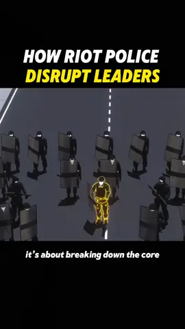 How riot police disrupt leaders #knowledge #science #police#riot #foryou