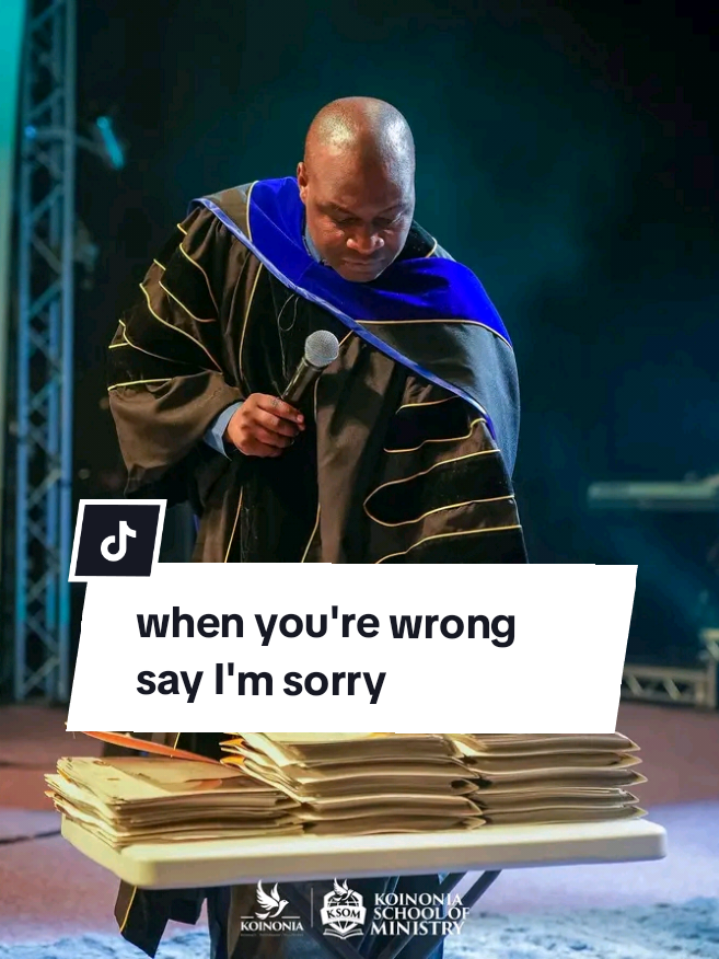 when you're wrong say I'm sorry #propheticword #viralvideos #videoviral #video #viraltiktok #proph 